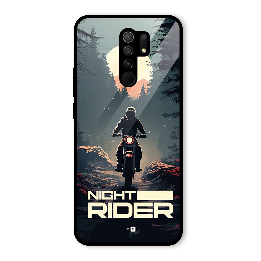 Night Rider Glass Back Case for Poco M2