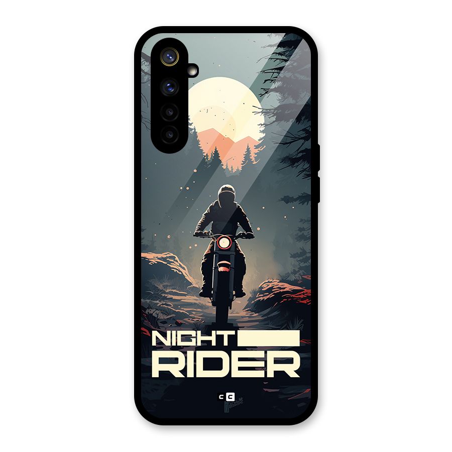 Night Rider Glass Back Case for Realme 6