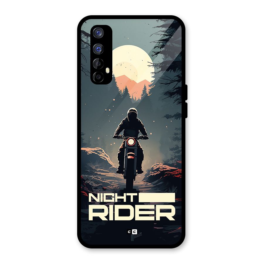 Night Rider Glass Back Case for Realme 7