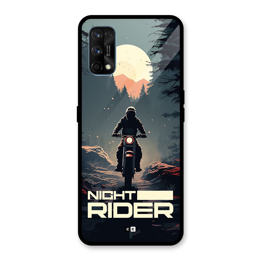 Night Rider Glass Back Case for Realme 7 Pro