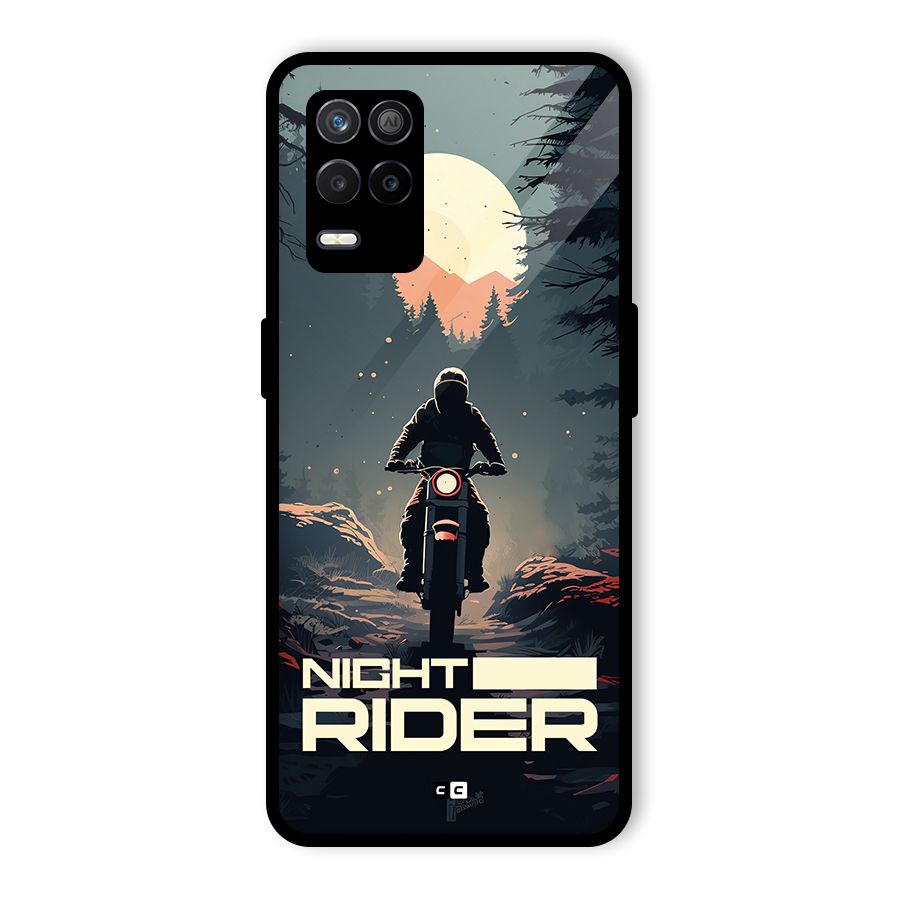 Night Rider Glass Back Case for Realme 8s 5G