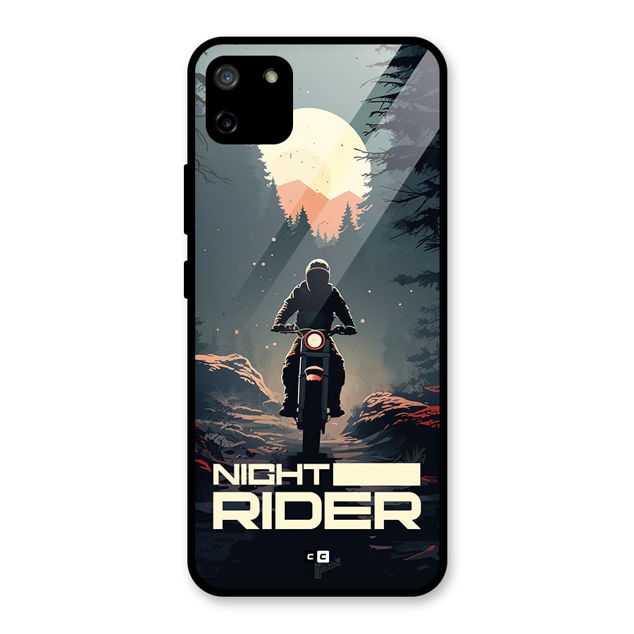 Night Rider Glass Back Case for Realme C11