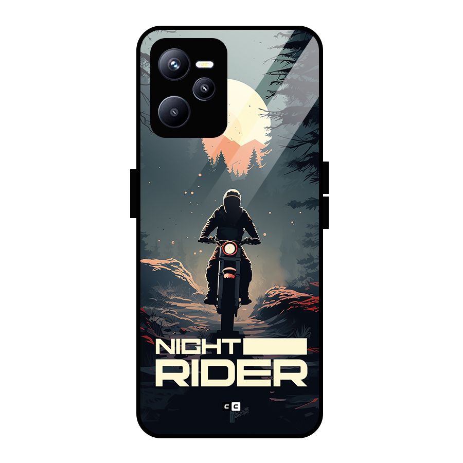 Night Rider Glass Back Case for Realme C35
