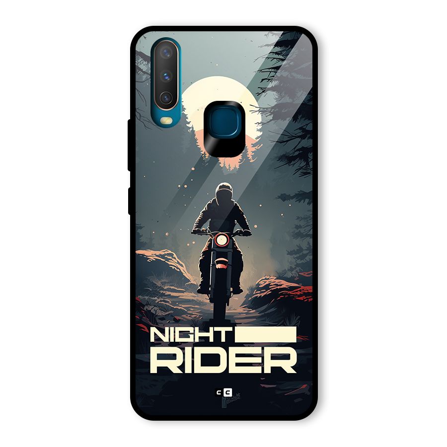 Night Rider Glass Back Case for Vivo U10