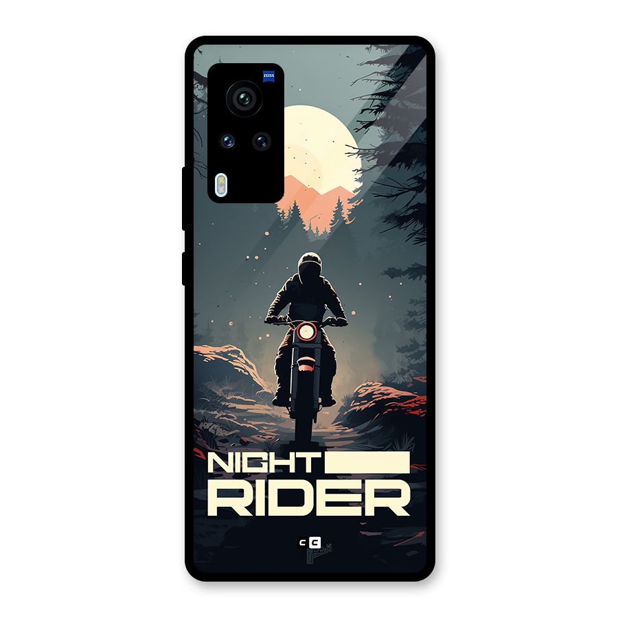 Night Rider Glass Back Case for Vivo X60 Pro