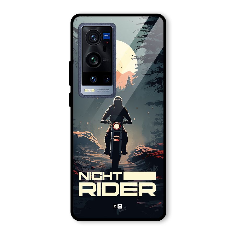 Night Rider Glass Back Case for Vivo X60 Pro Plus