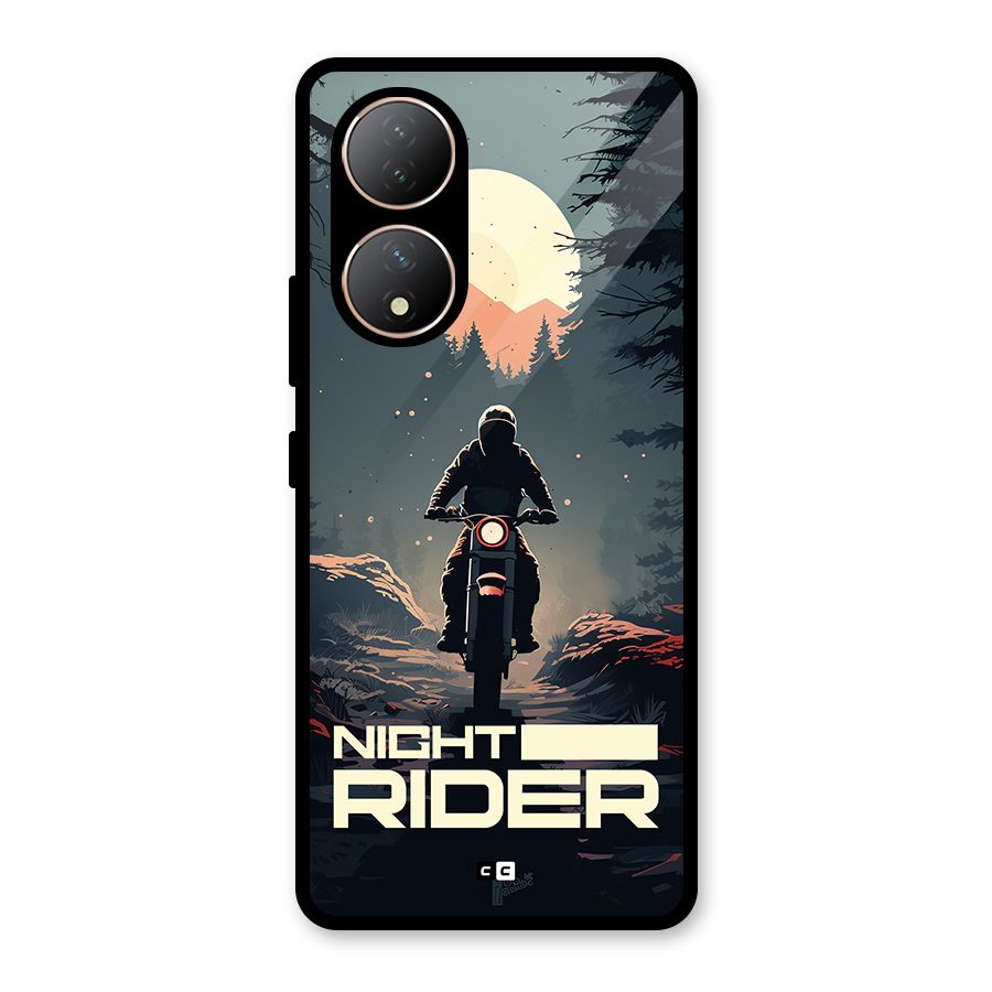 Night Rider Glass Back Case for Vivo Y100