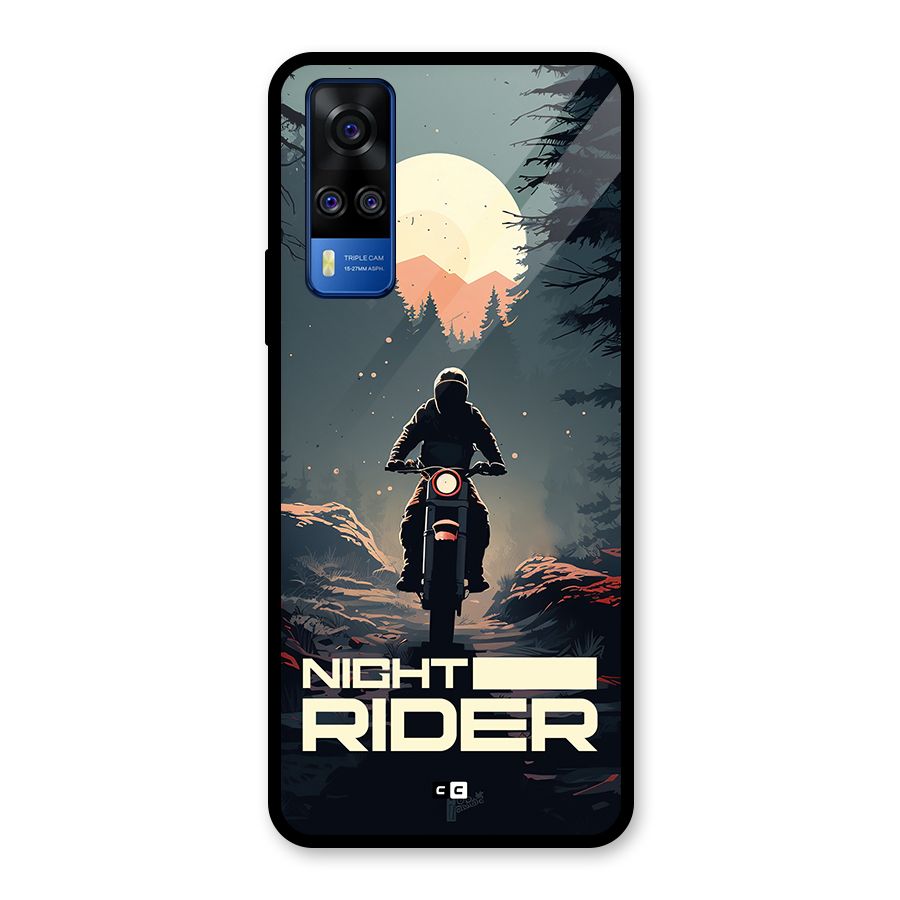 Night Rider Glass Back Case for Vivo Y31