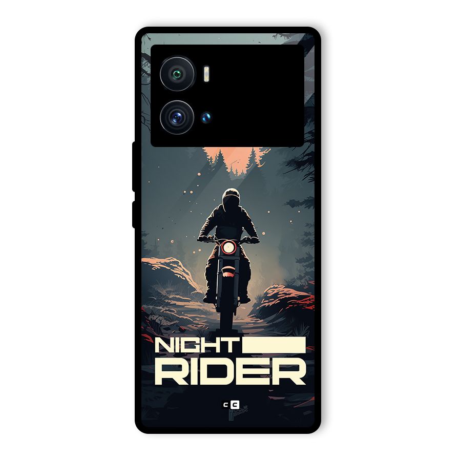 Night Rider Glass Back Case for Vivo iQOO 9 Pro