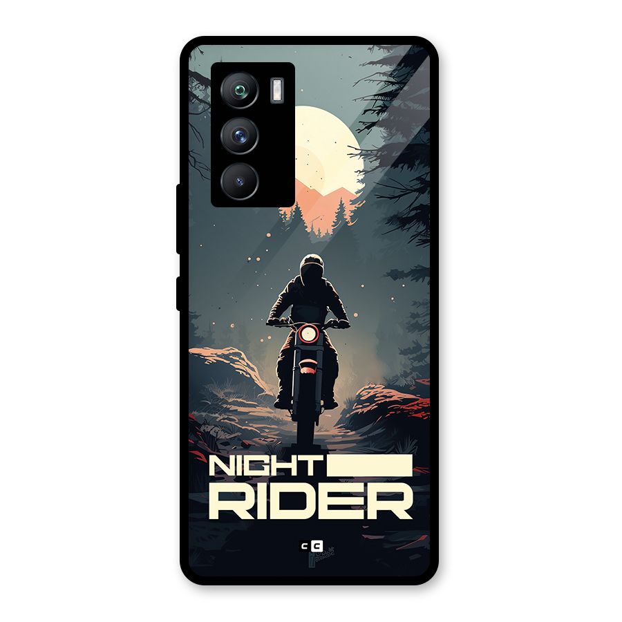 Night Rider Glass Back Case for Vivo iQOO 9 SE