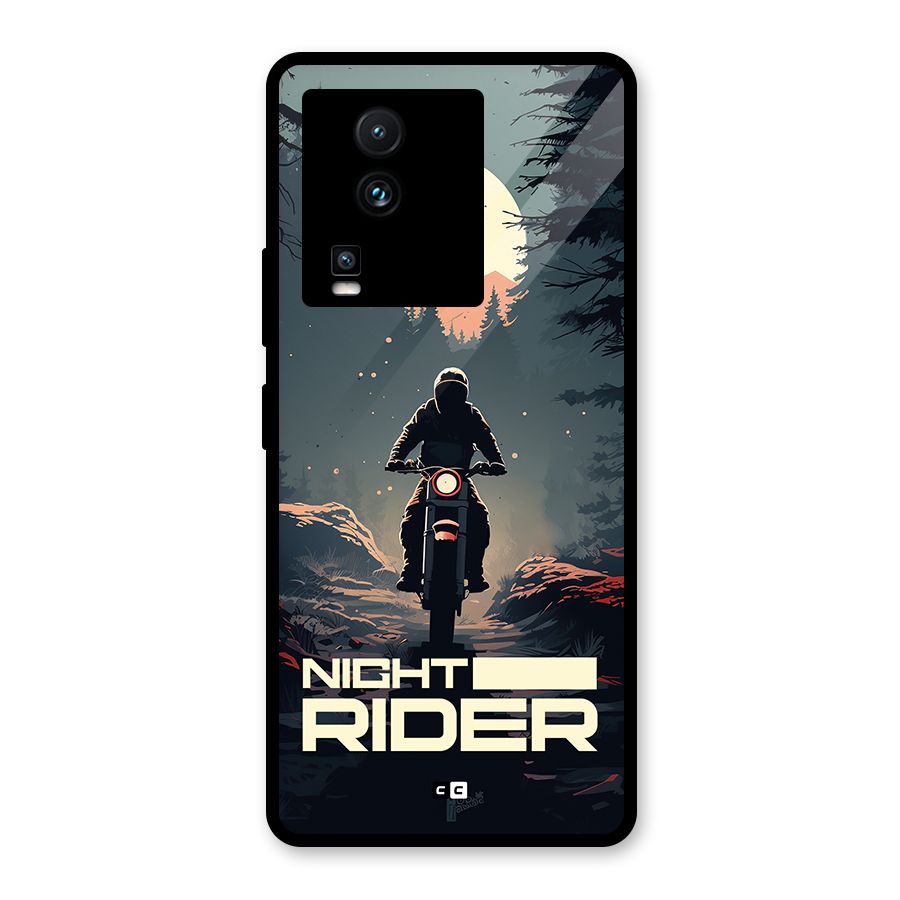 Night Rider Glass Back Case for Vivo iQOO Neo 7 Pro