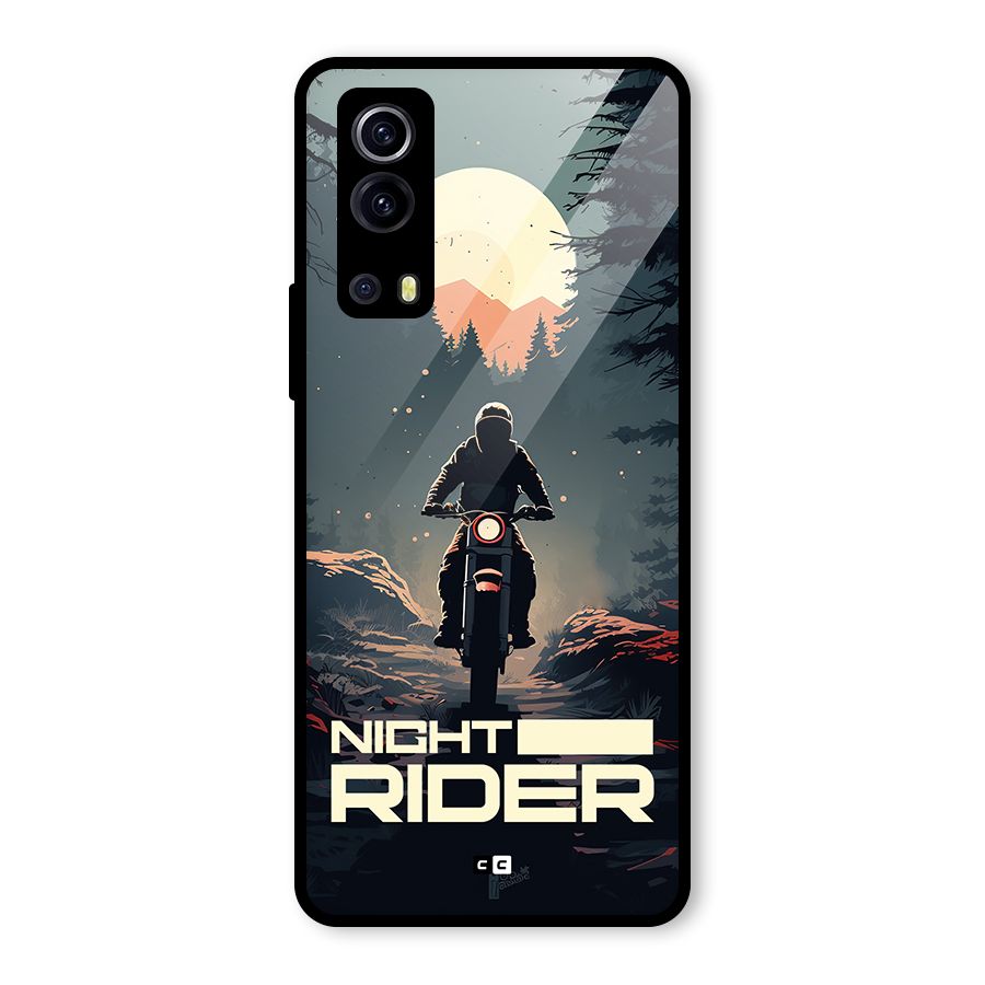 Night Rider Glass Back Case for Vivo iQOO Z3