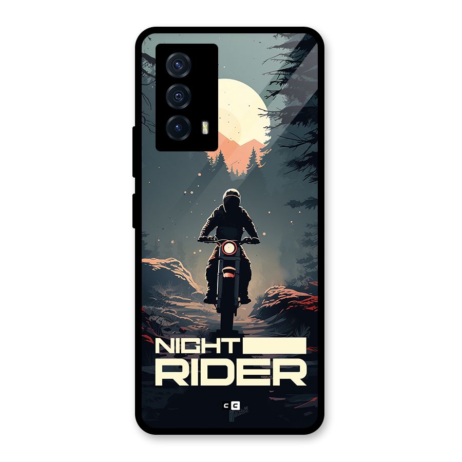 Night Rider Glass Back Case for Vivo iQOO Z5