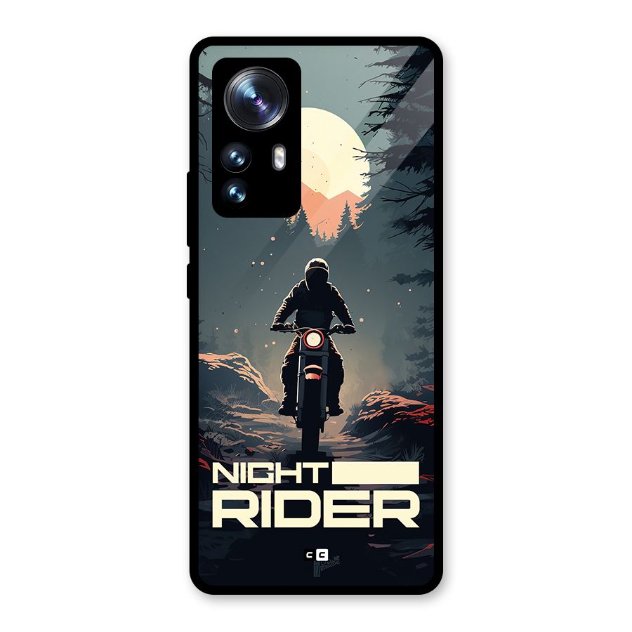 Night Rider Glass Back Case for Xiaomi 12 Pro