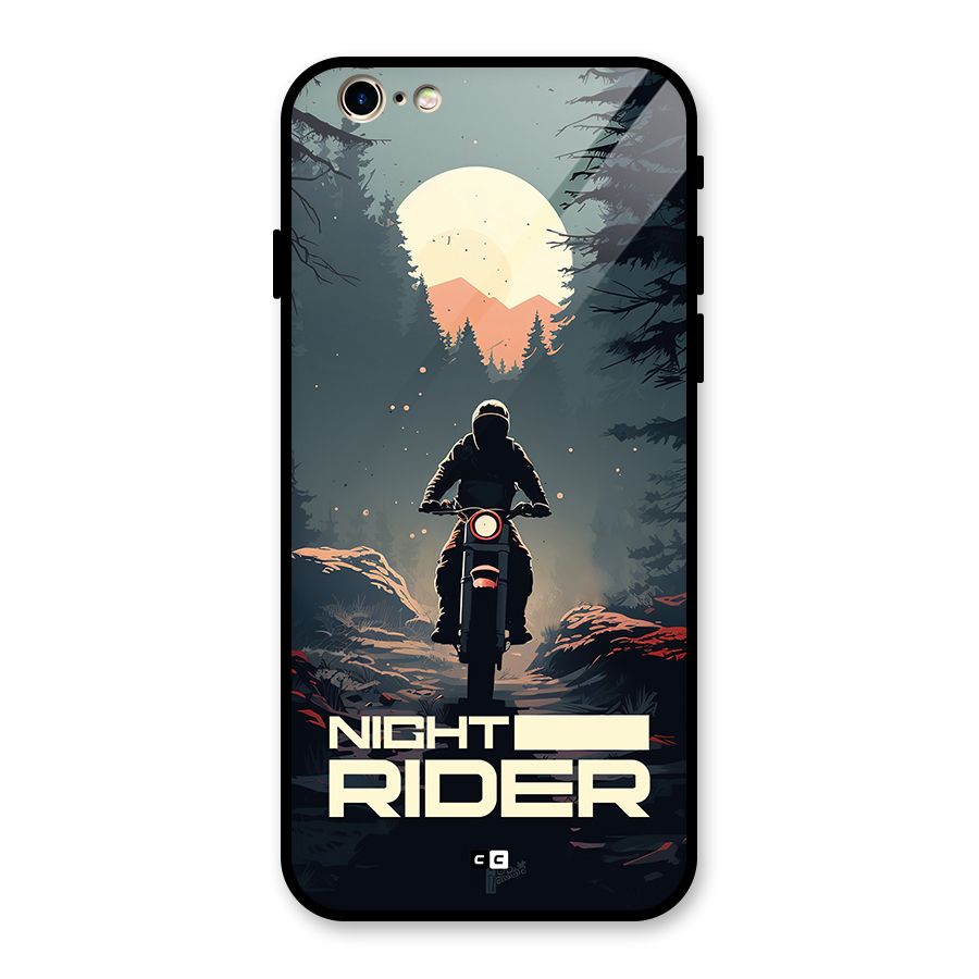 Night Rider Glass Back Case for iPhone 6 6S