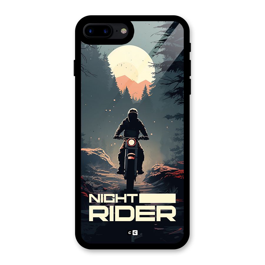 Night Rider Glass Back Case for iPhone 7 Plus
