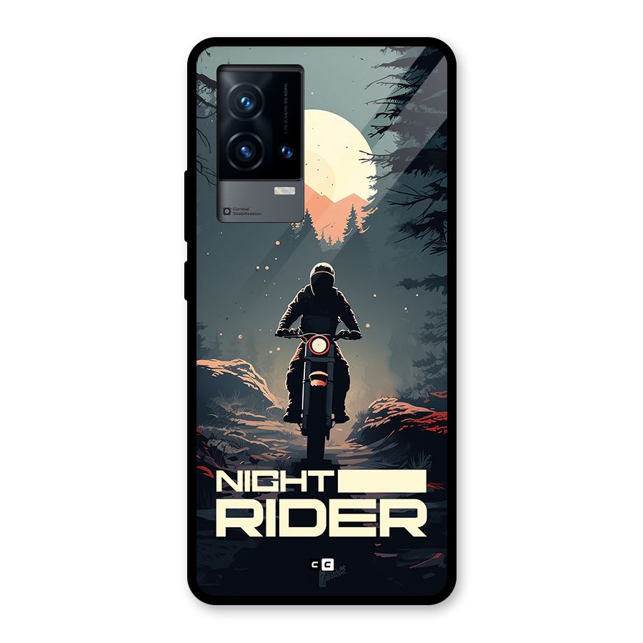 Night Rider Glass Back Case for iQOO 9 5G