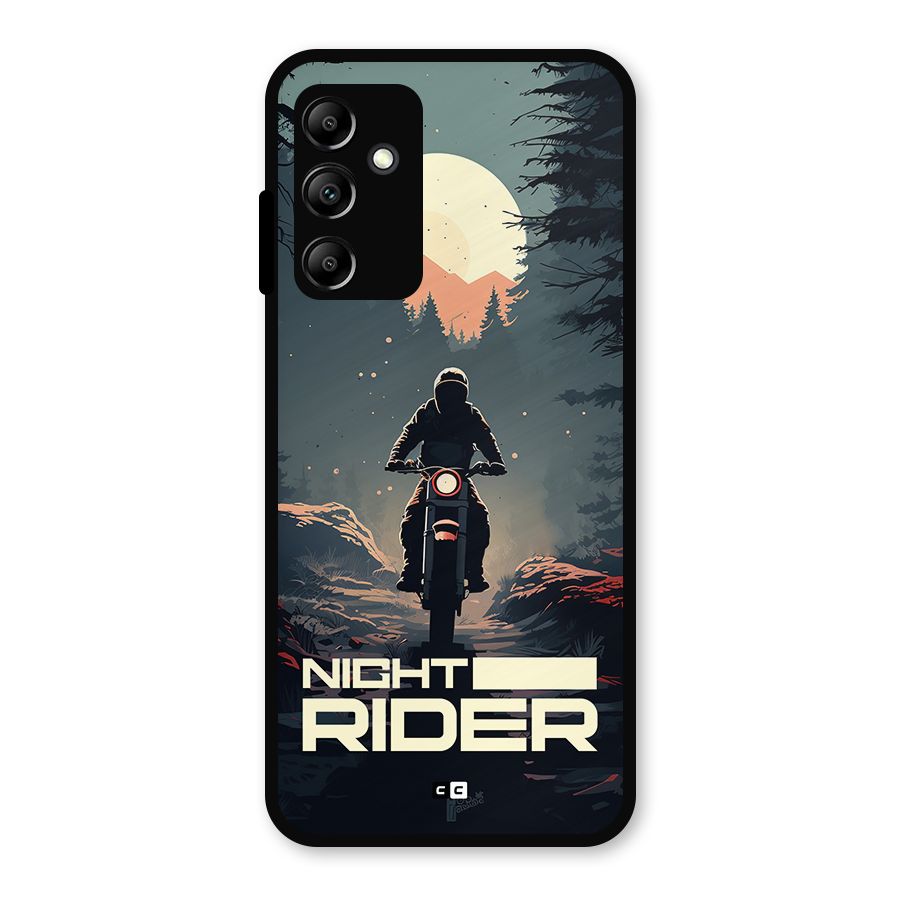 Night Rider Metal Back Case for Galaxy A14 5G