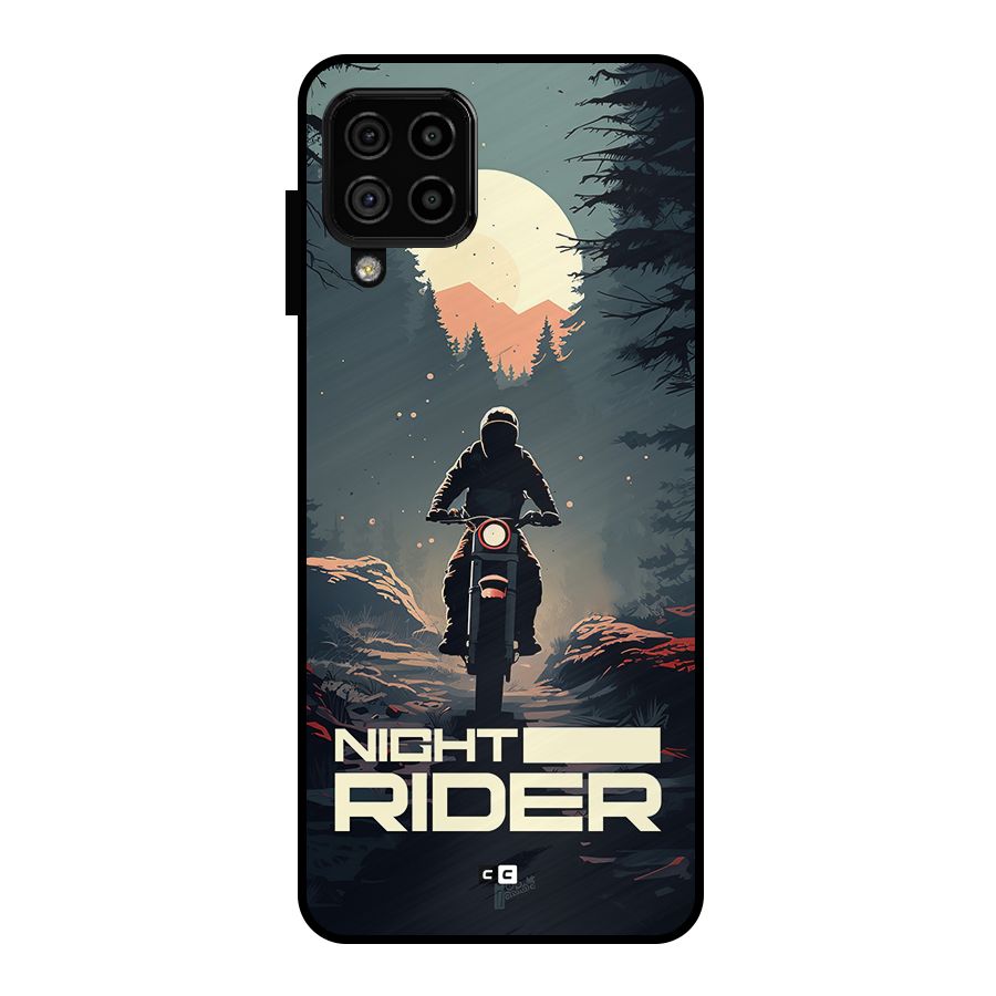 Night Rider Metal Back Case for Galaxy A22 4G