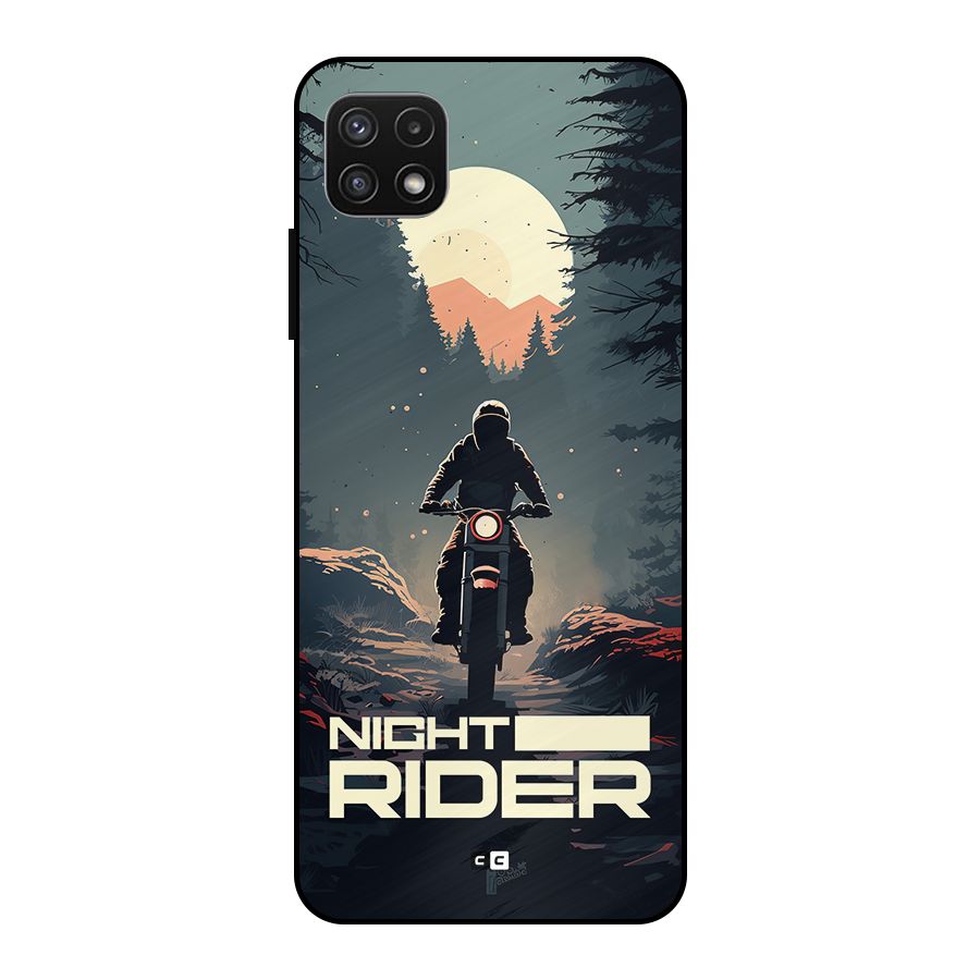 Night Rider Metal Back Case for Galaxy A22 5G