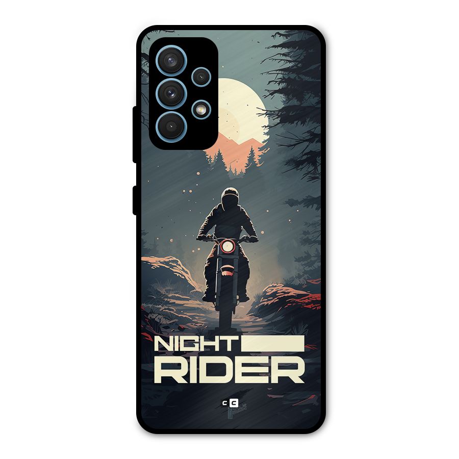 Night Rider Metal Back Case for Galaxy A32