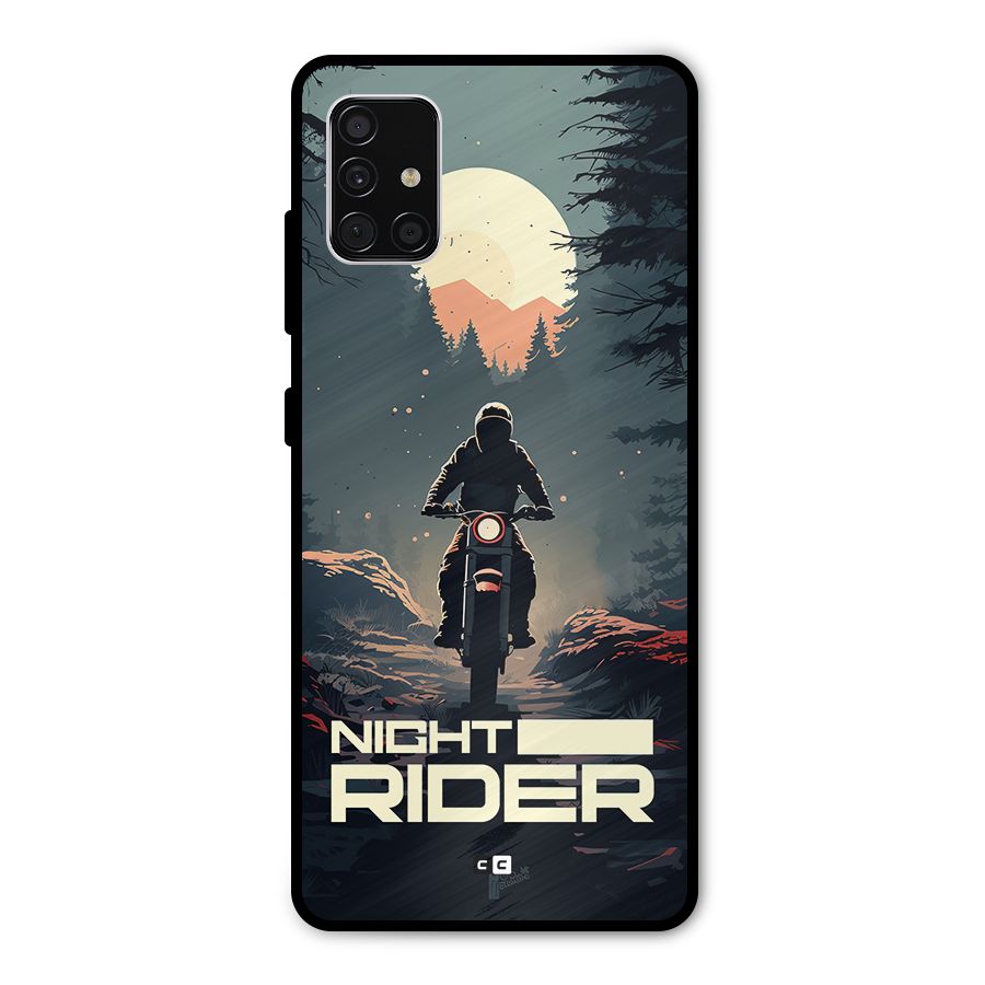 Night Rider Metal Back Case for Galaxy A51