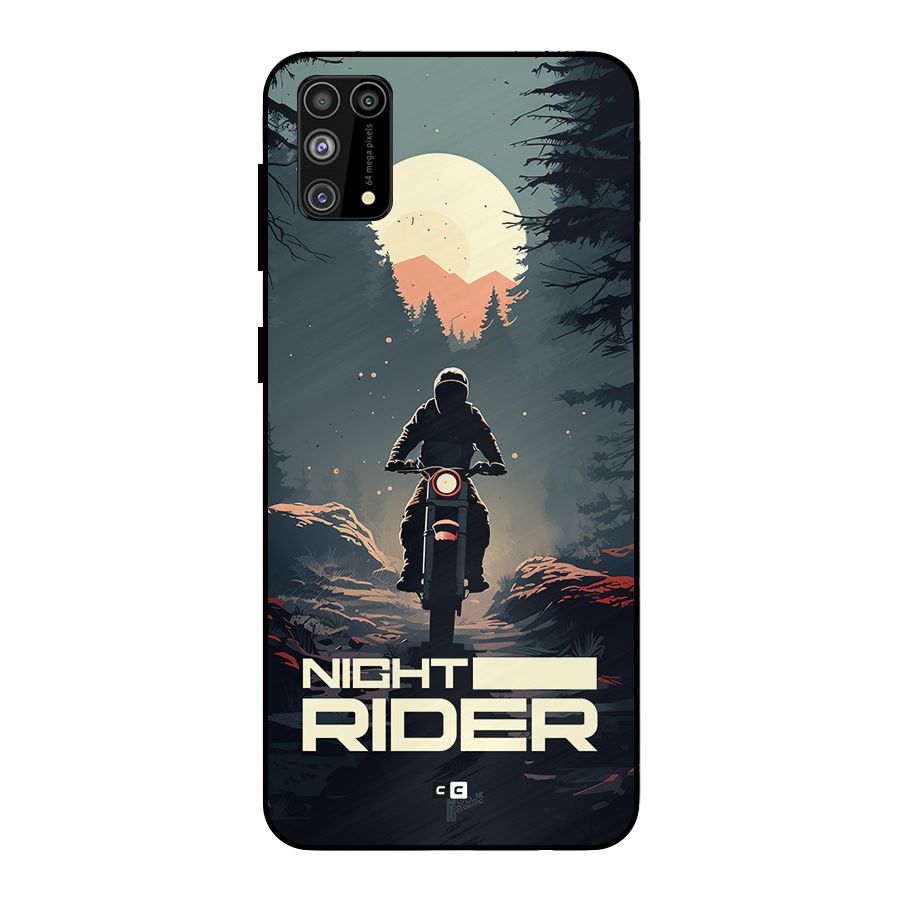 Night Rider Metal Back Case for Galaxy M31