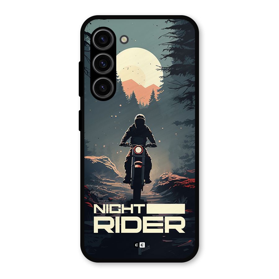 Night Rider Metal Back Case for Galaxy S23