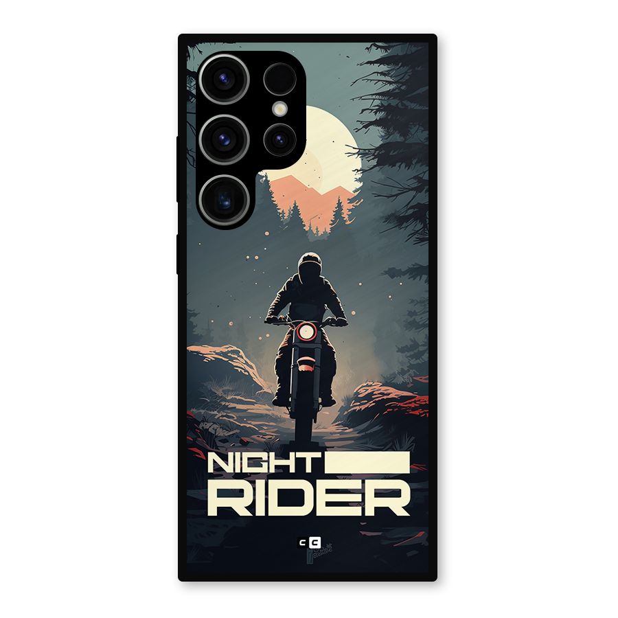 Night Rider Metal Back Case for Galaxy S23 Ultra