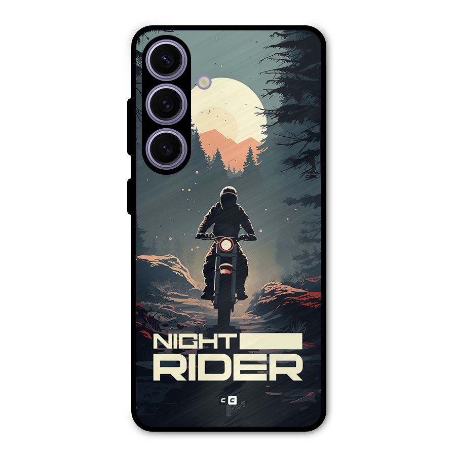 Night Rider Metal Back Case for Galaxy S24