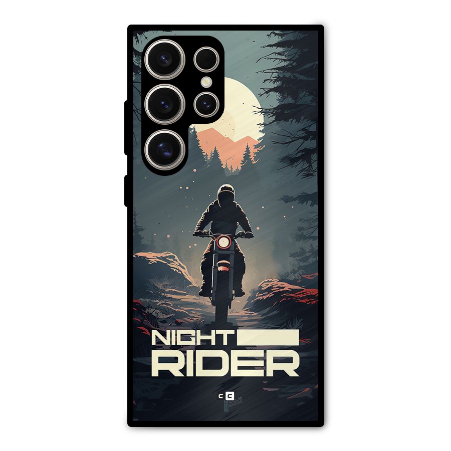 Night Rider Metal Back Case for Galaxy S24 Ultra