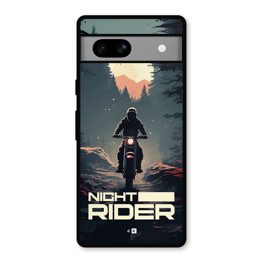 Night Rider Metal Back Case for Google Pixel 7a