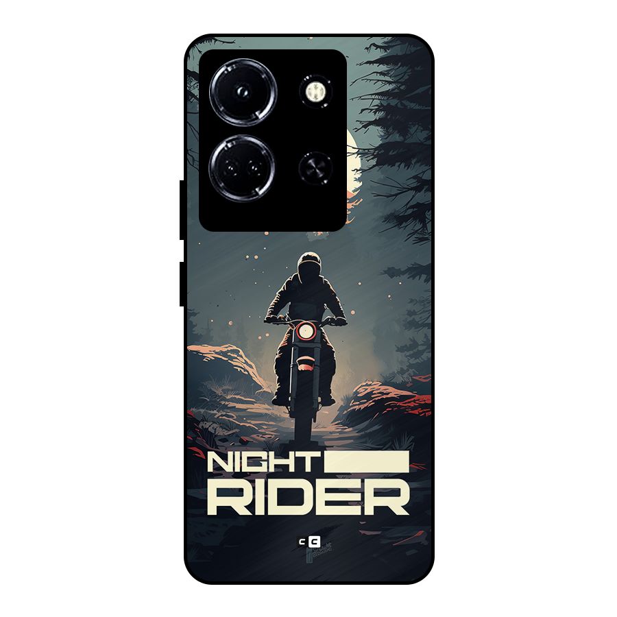 Night Rider Metal Back Case for Infinix Note 30 5G