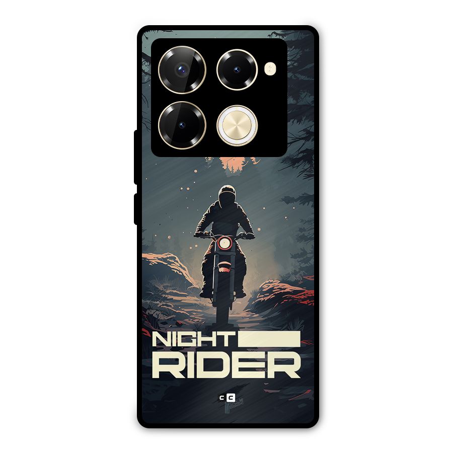 Night Rider Metal Back Case for Infinix Note 40 Pro