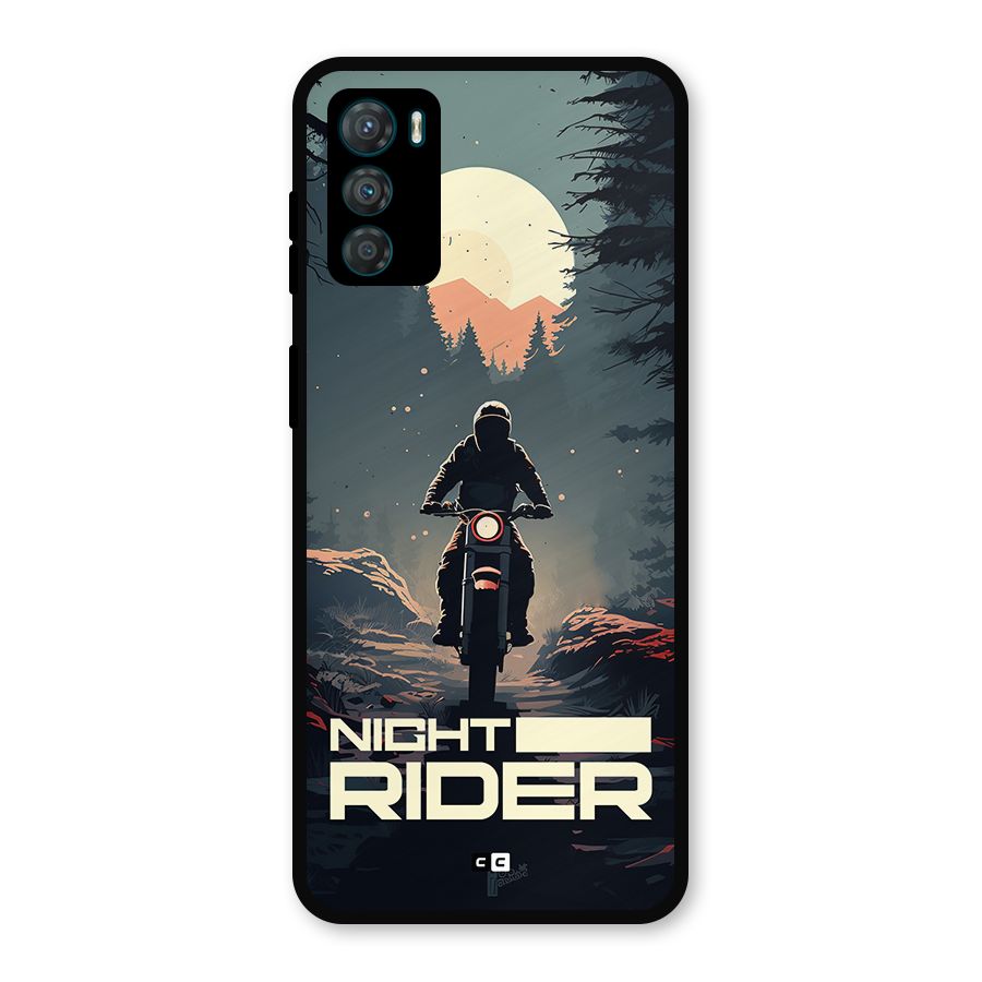 Night Rider Metal Back Case for Moto G42
