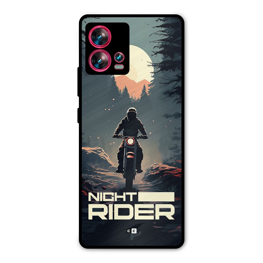 Night Rider Metal Back Case for Motorola Edge 30 Fusion