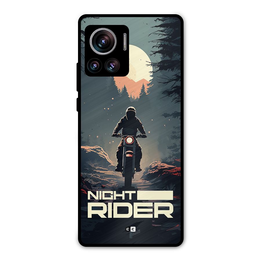 Night Rider Metal Back Case for Motorola Edge 30 Ultra