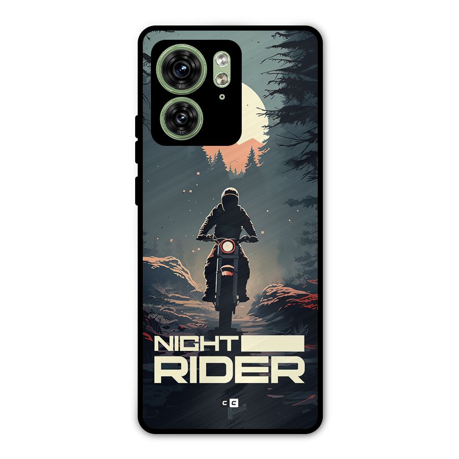 Night Rider Metal Back Case for Motorola Edge 40 5G