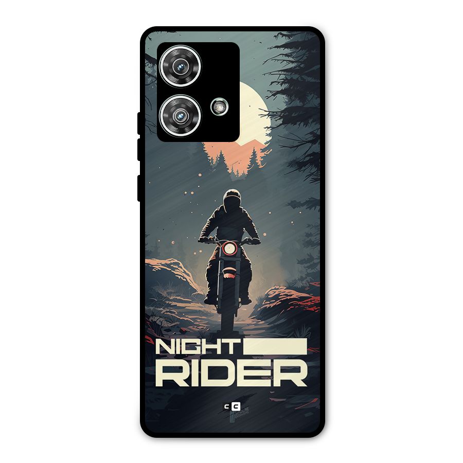 Night Rider Metal Back Case for Motorola Edge 40 Neo