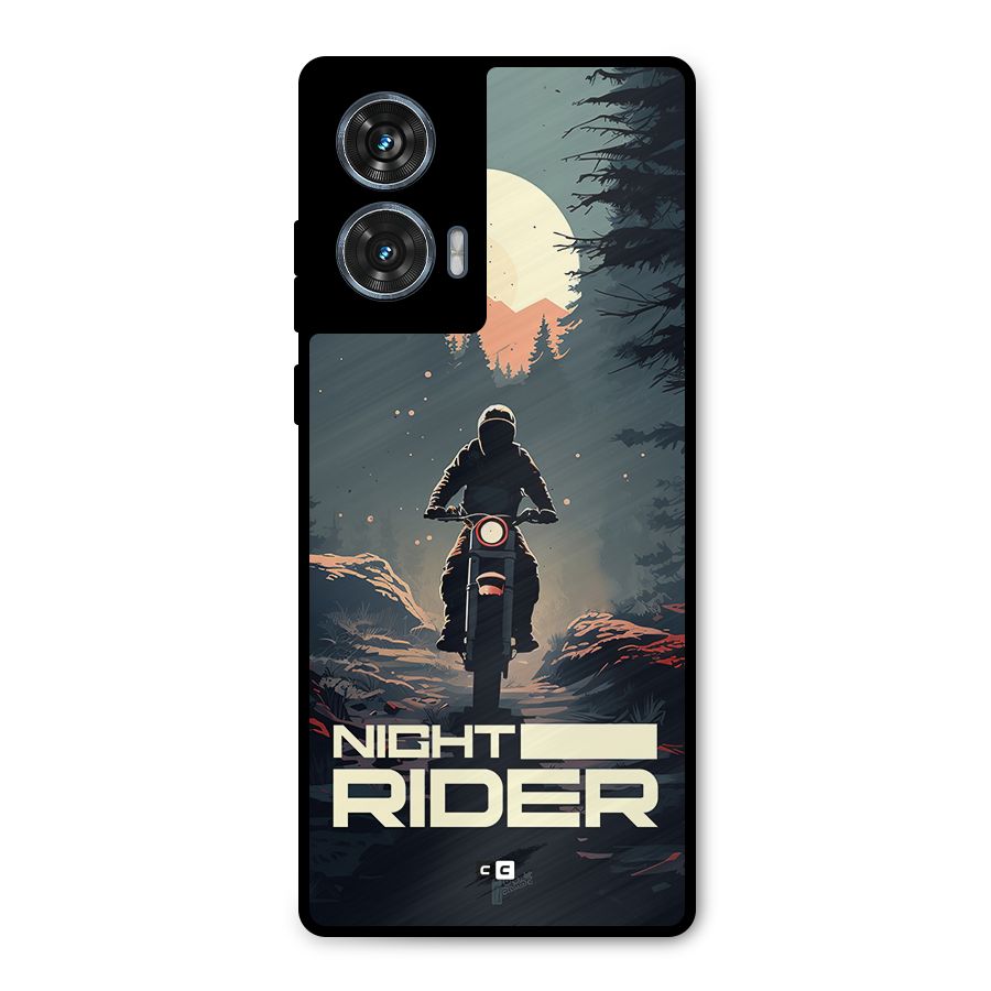 Night Rider Metal Back Case for Motorola Edge 50 Fusion