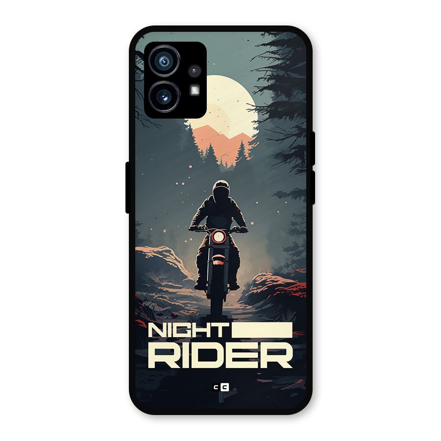 Night Rider Metal Back Case for Nothing Phone 1