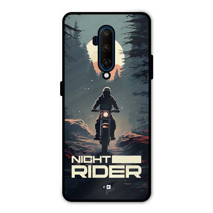 Night Rider Metal Back Case for OnePlus 7T Pro
