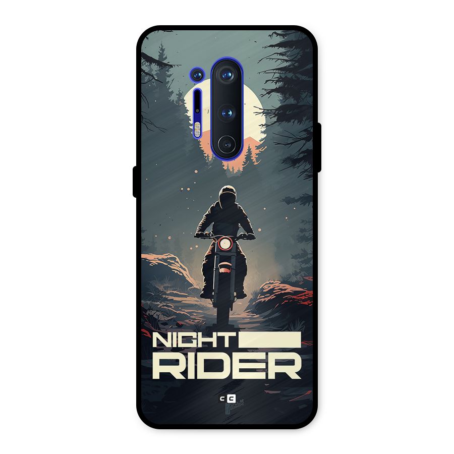 Night Rider Metal Back Case for OnePlus 8 Pro