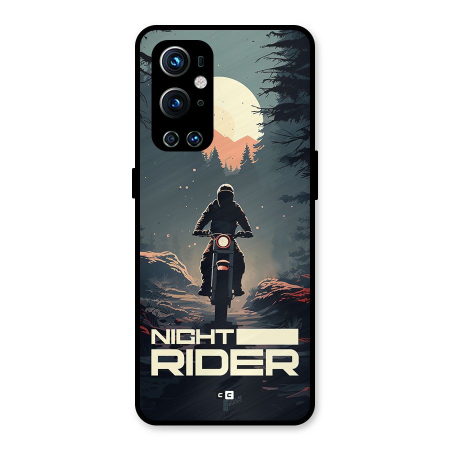 Night Rider Metal Back Case for OnePlus 9 Pro