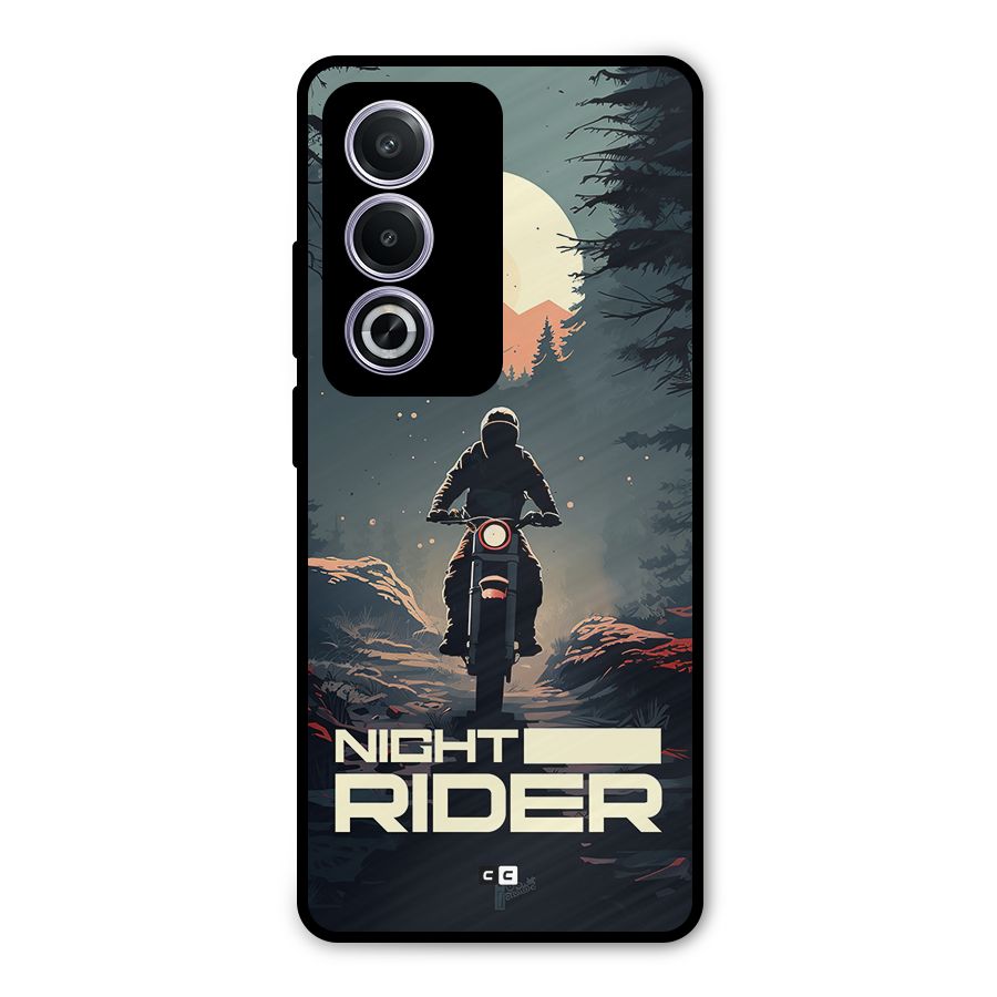 Night Rider Metal Back Case for Oppo A3 Pro