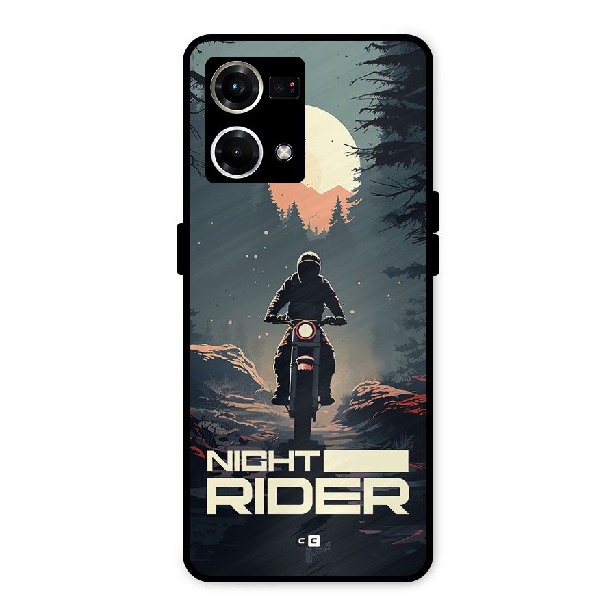Night Rider Metal Back Case for Oppo F21s Pro 4G