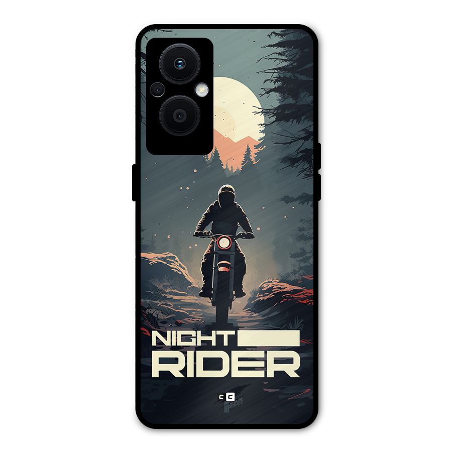 Night Rider Metal Back Case for Oppo F21s Pro 5G