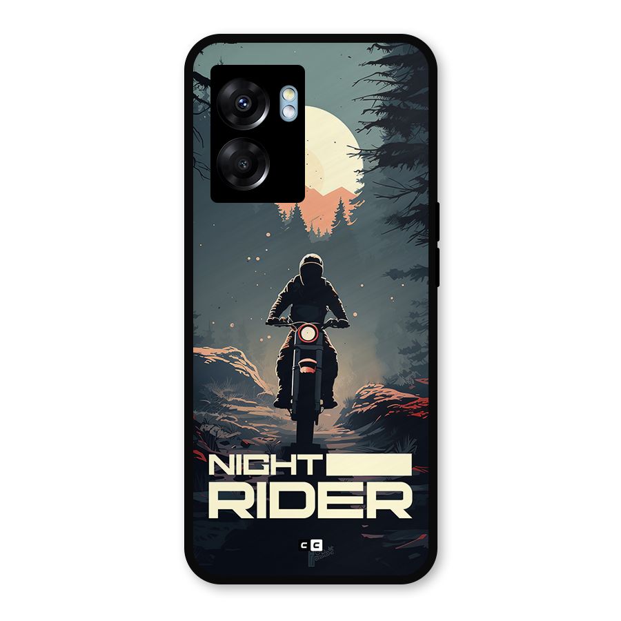 Night Rider Metal Back Case for Oppo K10 (5G)
