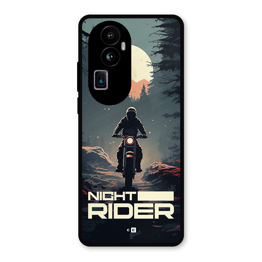 Night Rider Metal Back Case for Oppo Reno10 Pro Plus