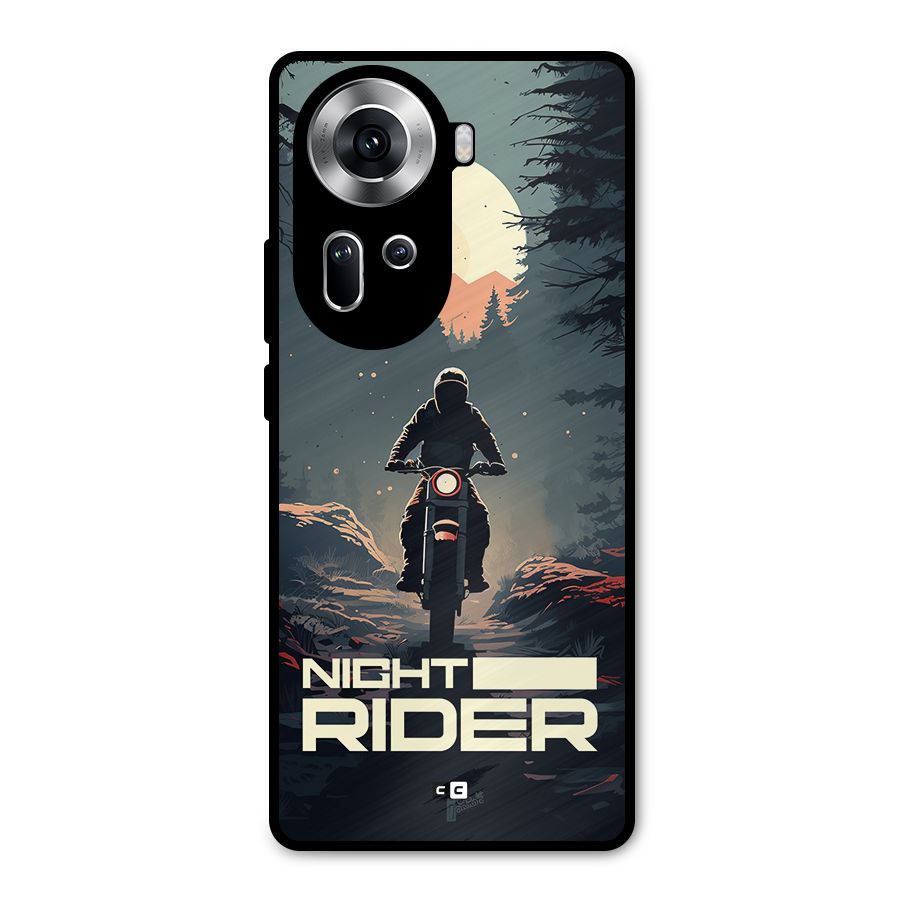 Night Rider Metal Back Case for Oppo Reno11 5G
